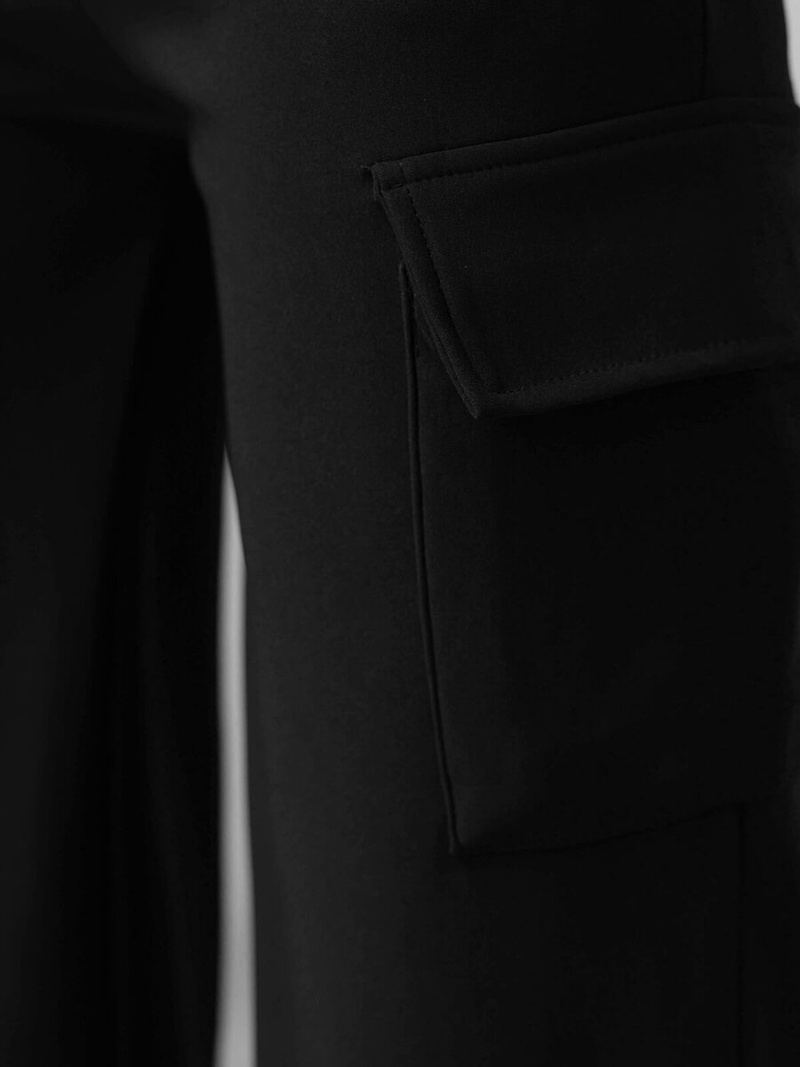 Sieviešu bikses melnas OZONEE JS/92K515/3