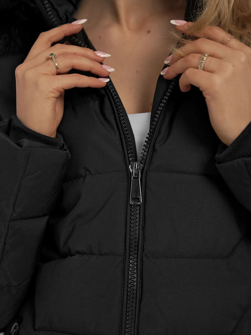 Sieviešu jaka melna OZONEE JS/16M9121/392Z