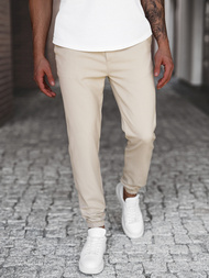 Vīriešu chino jogger bikses smilšu OZONEE DJ/5539Z
