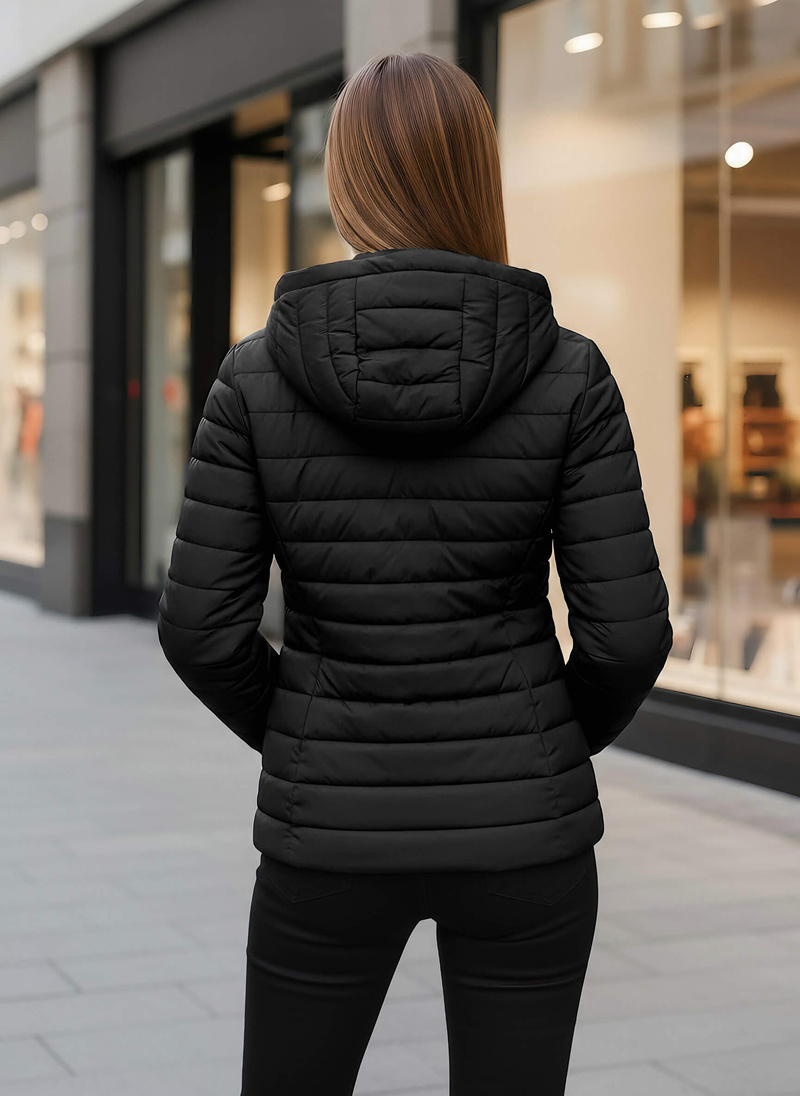 Sieviešu jaka melna OZONEE JS/16M9103/392Z