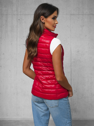 Sieviešu veste sarkana OZONEE JS/16M9153/270Z