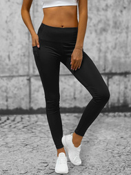 Sieviešu legingi melni OZONEE O/YY9282