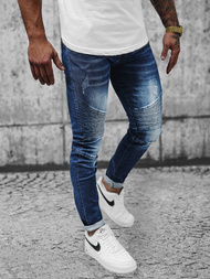 Vīriešu džinsi debesu zili OZONEE NB/MP0028BZ