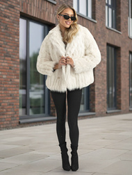 Sieviešu jaka balta OZONEE JS/11Z8261