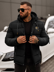 Vīriešu jaka melna OZONEE JS/57M7503/392Z