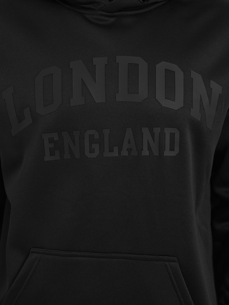 Vīriešu džemperis ar kapuci melna OZONEE JS/8B1986/3