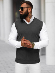 Vīriešu svīteris grafīta OZONEE NB/MM6005/3Z