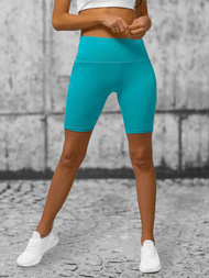 Īsi sieviešu legingi tirkīzas OZONEE O/YY9232A