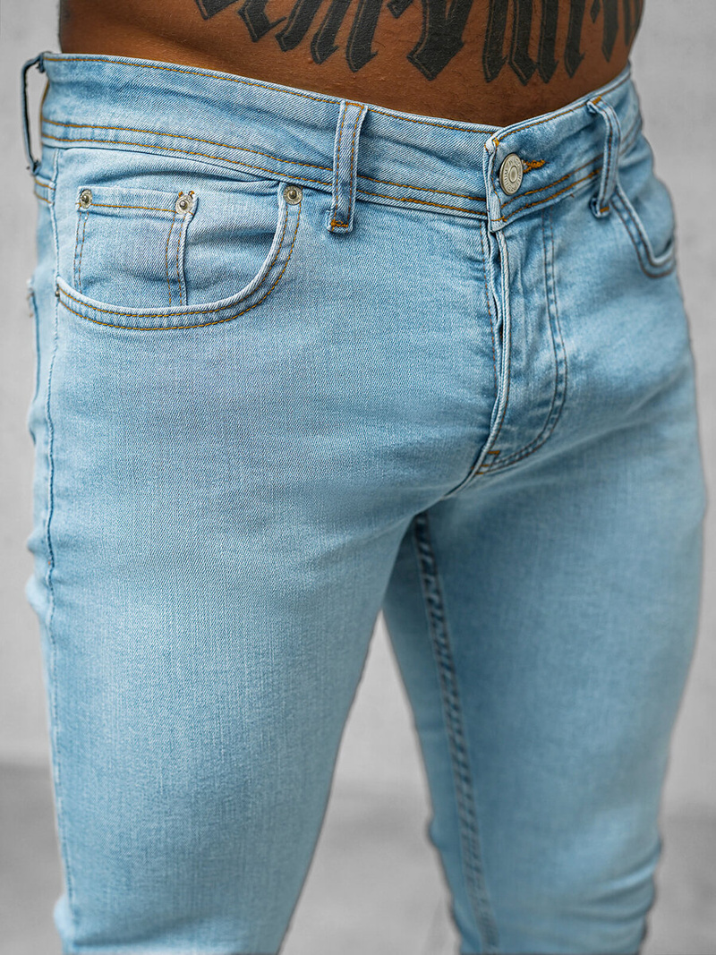 Vīriešu džinsi debesu zili OZONEE O/426SP