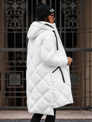 Sieviešu jaka balta OZONEE JS/5M3168/281Z