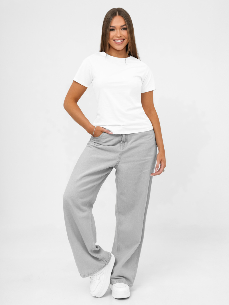 Sieviešu T-krekls Balts OZONEE JS/96T678/1