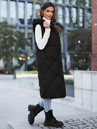 Sieviešu veste melna OZONEE JS/5M3165/392