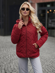 Sieviešu jaka burgundija OZONEE JS/16M9300/06Z