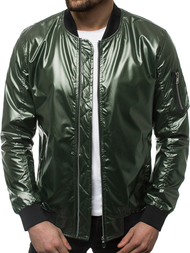 Vīriešu bomber virsjaka zaļa OZONEE N/6147