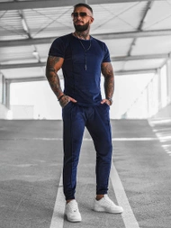 Vīriešu treniņtērps tumši zils OZONEE O/12135