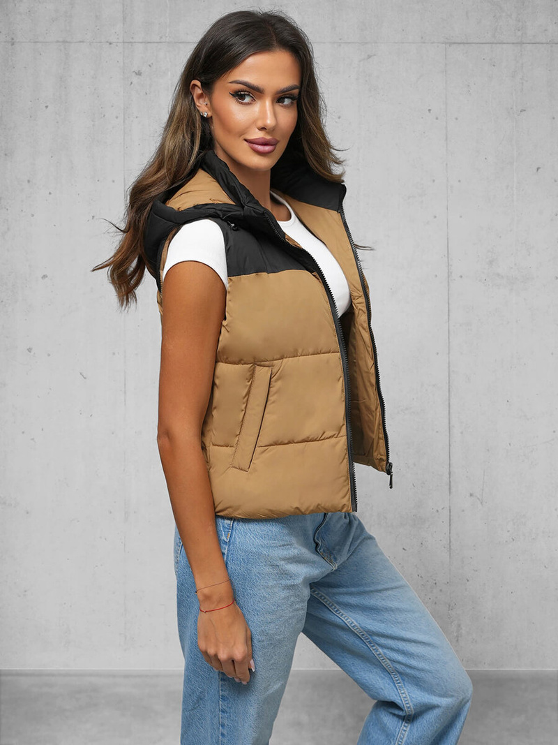 Sieviešu veste camel OZONEE JS/16M9112/84