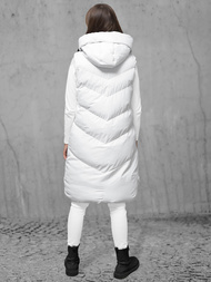 Sieviešu veste balta OZONEE JS/M788/281Z