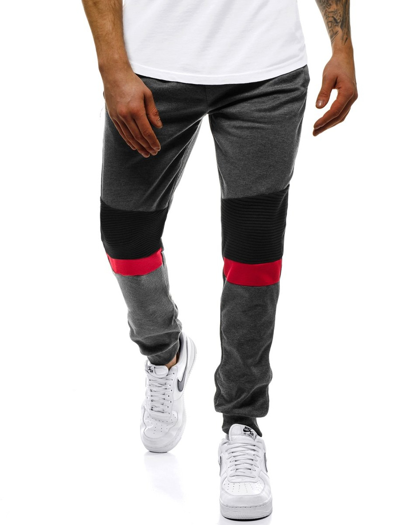 Vīriešu sporta bikses grafīta OZONEE JS/JZ11016