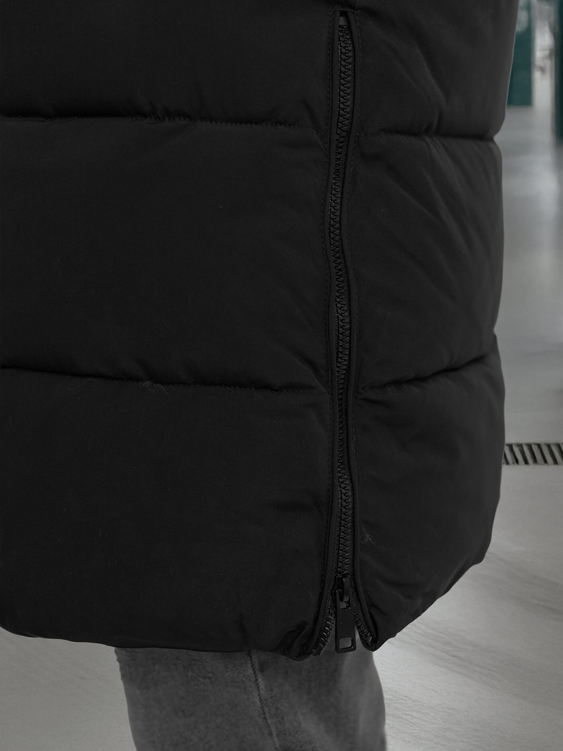 Vīriešu parka melna OZONEE JS/25M9803/392Z