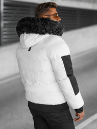 Vīriešu ziemas jaka balta OZONEE O/M798Z