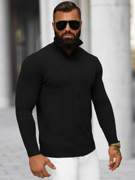 Vīriešu svīteris melns OZONEE NB/MM6004/4Z