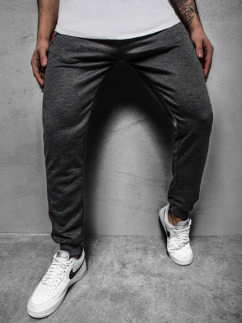 Vīriešu sporta bikses grafīta OZONEE JS/JZ11027Z