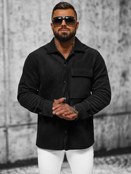 Vīriešu krekls melns OZONEE O/GOM23040