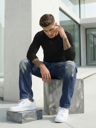 Vīriešu džinsi debesu zili OZONEE O/KK2885Z