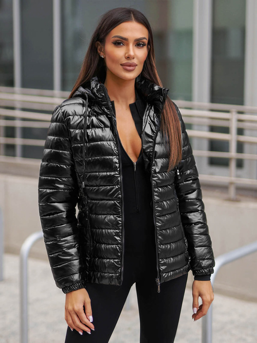 Sieviešu jaka melna OZONEE JS/16M9106/392