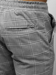 Vīriešu chino bikses pelēki OZONEE DJ/2277/22