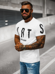 Vīriešu T-krekls balts OZONEE O/8T1263/1