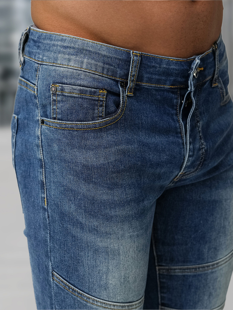 Vīriešu džinsi zili OZONEE NB/MP0082BS