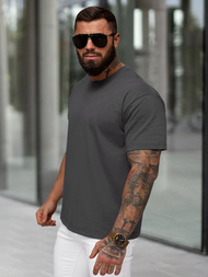 Vīriešu t-krekls grafīta OZONEE JS/67T1298/5