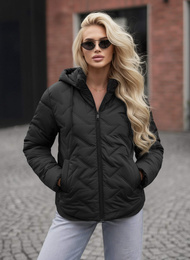 Sieviešu jaka melna OZONEE JS/16M9300/392Z