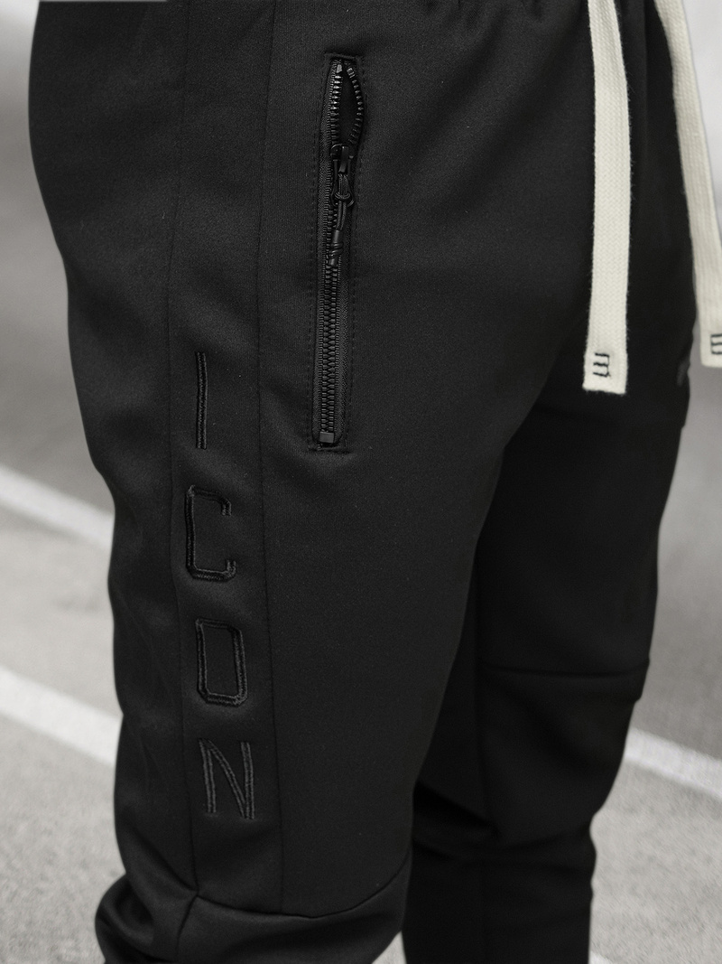 Vīriešu treniņtērps melns OZONEE O/LN11760