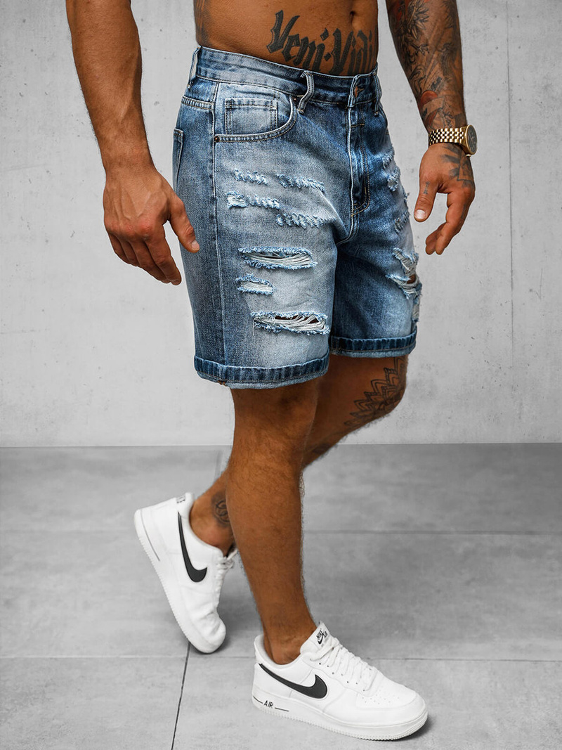 Vīriešu šorti debesu zilas OZONEE O/JD-2442K