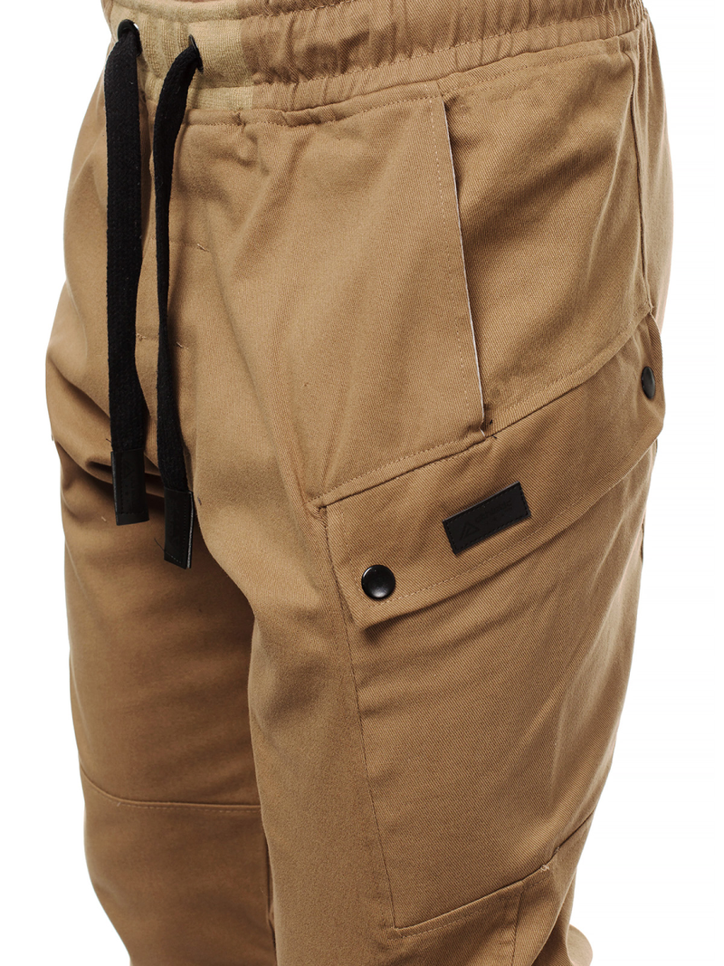 Vīriešu chino jogger bikses camel OZONEE O/11103