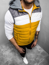 Vīriešu veste dzeltena OZONEE N/6105Z