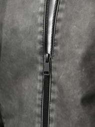 Vīriešu ādas virsjaka grafīta OZONEE JS/11Z8107