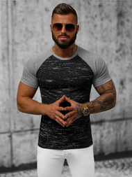 Vīriešu T-krekls Melns OZONEE JS/8T226/3