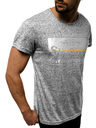 Vīriešu T-krekls grafīta OZONEE JS/KS2056