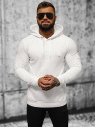 Vīriešu džemperis ar kapuci ecru OZONEE O/TB2272