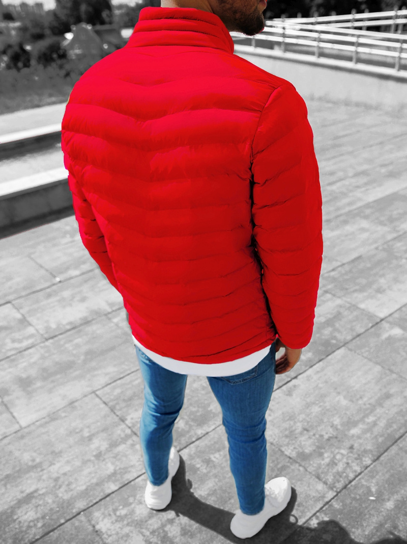 Vīriešu pārejas virsjaka sarkana OZONEE JS/SM70