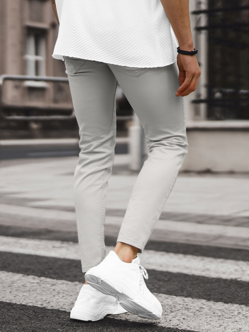 Vīriešu džinsi pelēki OZONEE E/5179/01