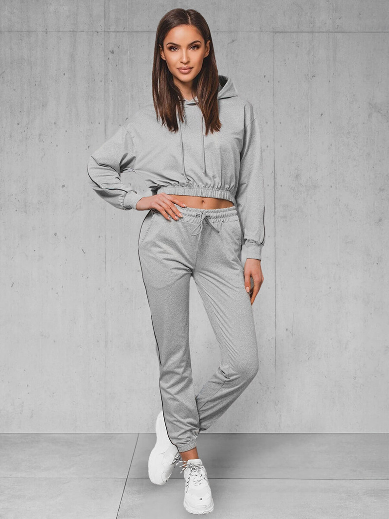 Sieviešu sporta tērps pelēks OZONEE O/HW251213B