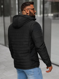 Vīriešu jaka melna OZONEE JS/5M3276/392