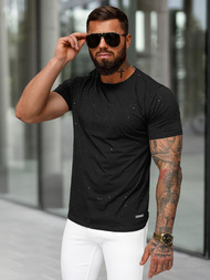 Vīriešu t-krekls melns OZONEE O/QQ1390