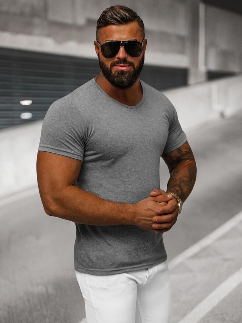 Vīriešu T-krekls Grafīta OZONEE JS/712007Z