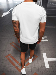 Vīriešu Treniņtērps balti-melns OZONEE O/HM788