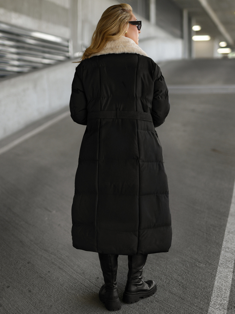 Sieviešu jaka melni-balts OZONEE JS/16M9168/392B